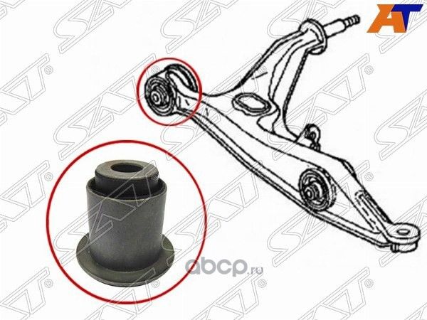 САЙЛЕНТБЛОК FR ПЕРЕДНЕГО НИЖНЕГО РЫЧАГА HONDA CIVI (SAT). Артикул ST51393S04G00