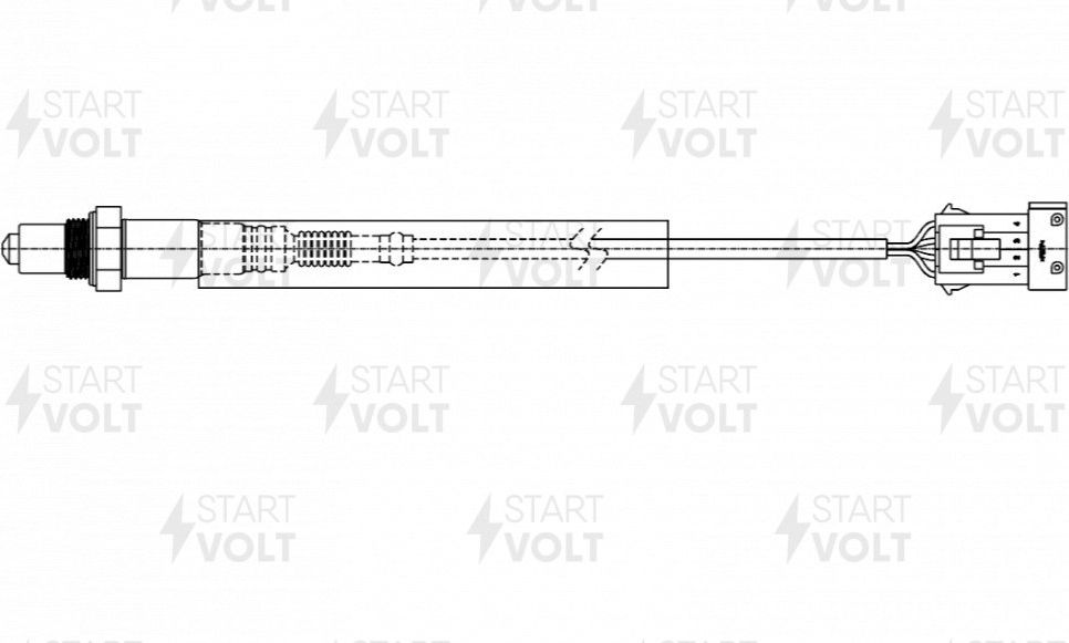 Лямбда-зонд (кислородный датчик) StartVOLT. Артикул VS-OS 1022