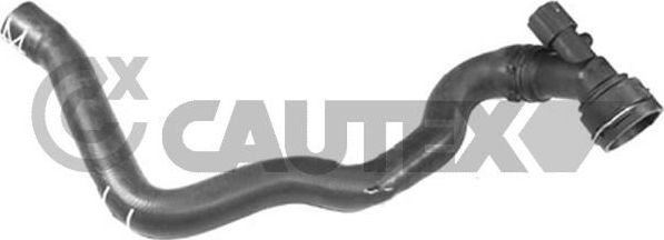 Патрубок радиатора (системы охлаждения) Cautex нижний для SEAT Ibiza III 2002-2009. Артикул 753575