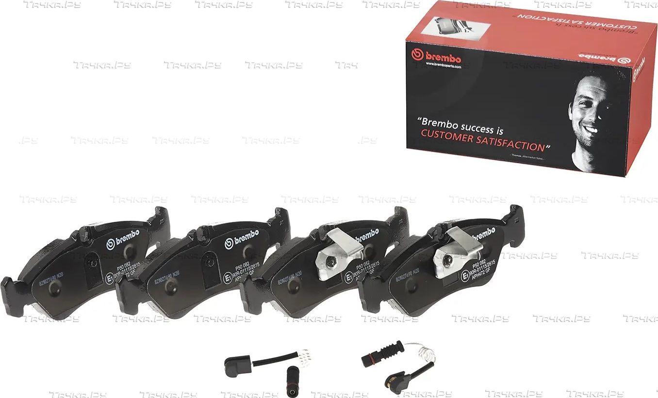 Тормозные колодки Brembo PRIME LINE задние для Volkswagen LT II 1996-2006. Артикул P 50 082