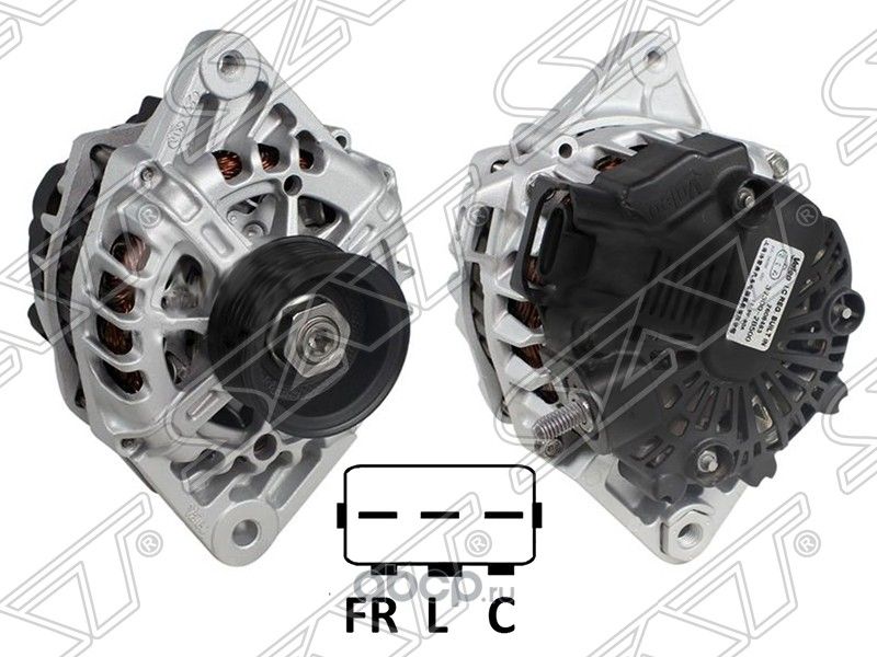 Генератор HYUNDAI SOLARIS 1,41,6 11-KIA RIO 1,4- (SAT). Артикул ST373002B510