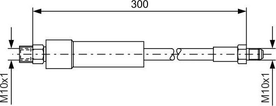 Тормозной шланг Bosch. Артикул 1 987 476 074