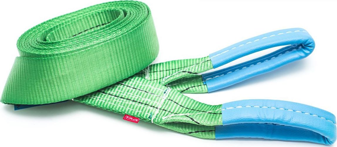 Ремень буксировочный Tplus 6/9 т 5 м (а/м до 3 т) петля/петля. Артикул Т000102