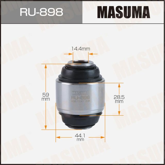 Сайлентблок MASUMA HYUNDAI ELANTRA 06- rear. Артикул RU898