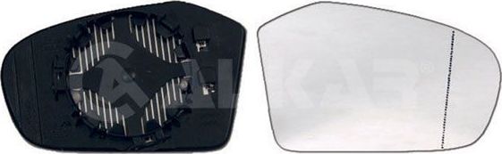 Зеркальное стекло бокового зеркала Alkar правое для Mercedes-Benz B-Класс I (W245) 2005-2008. Артикул 6413557