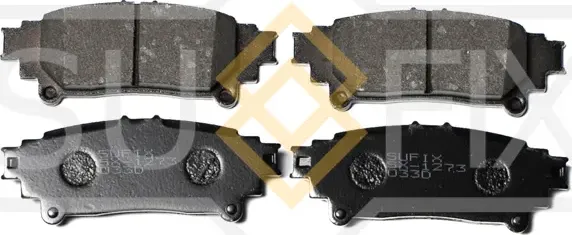 Колодки тормозные дисковые | зад прав/лев | (Sufix). Артикул SX-1273