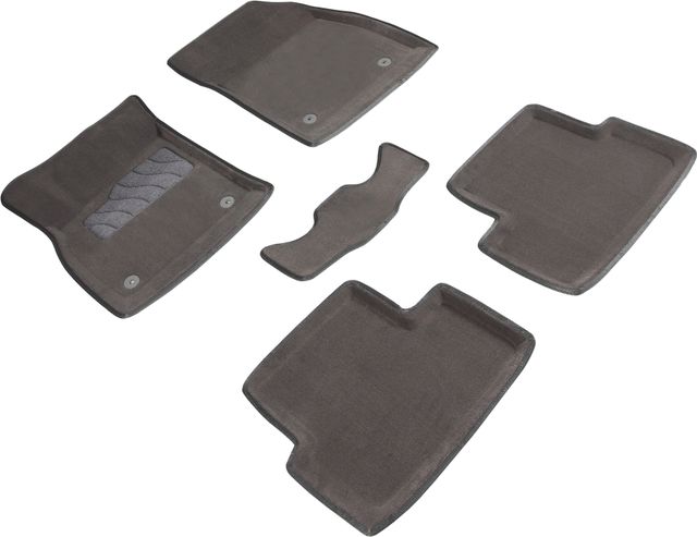 Коврики Seintex 3D ворсовые для салона Opel Astra J 2010-2015 Серые. Артикул 82190