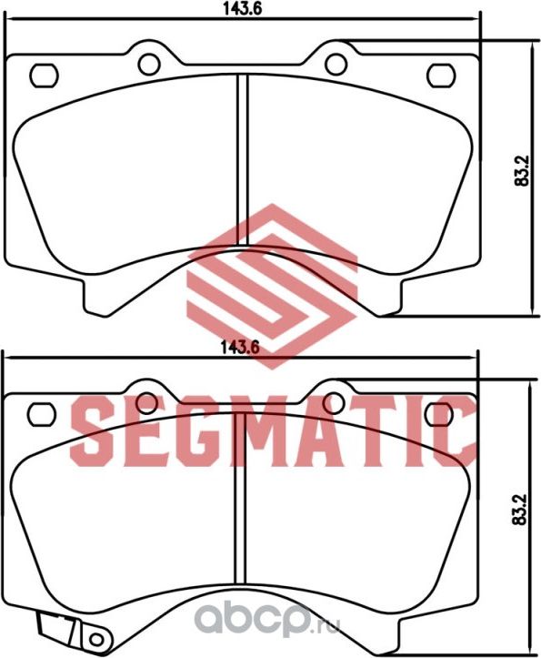 SGBP2589 Колодка торм диск пер Toyota Land Cruiser 200 4.5 2007-Lexus Lx 5.7 200 (Segmatic) Segmatic. Артикул SGBP2589