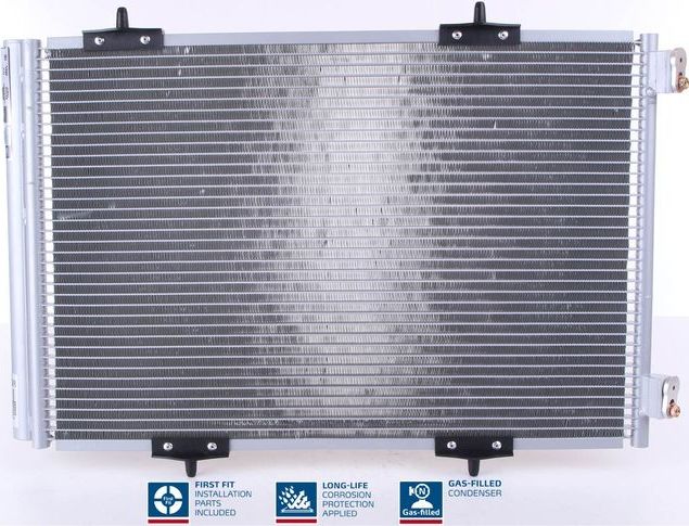 Радиатор кондиционера (конденсатор) Nissens (алюминий). Артикул 940055