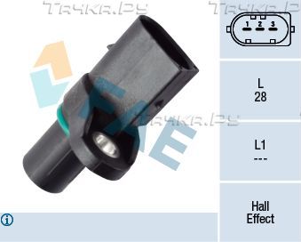 Датчик положения коленвала FAE для BMW 1 I (E81/E82/E87/E88) 2004-2012. Артикул 79362