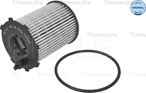 Масляный фильтр Meyle Original для Citroen C3 II 2014-2016. Артикул 40-14 322 0002