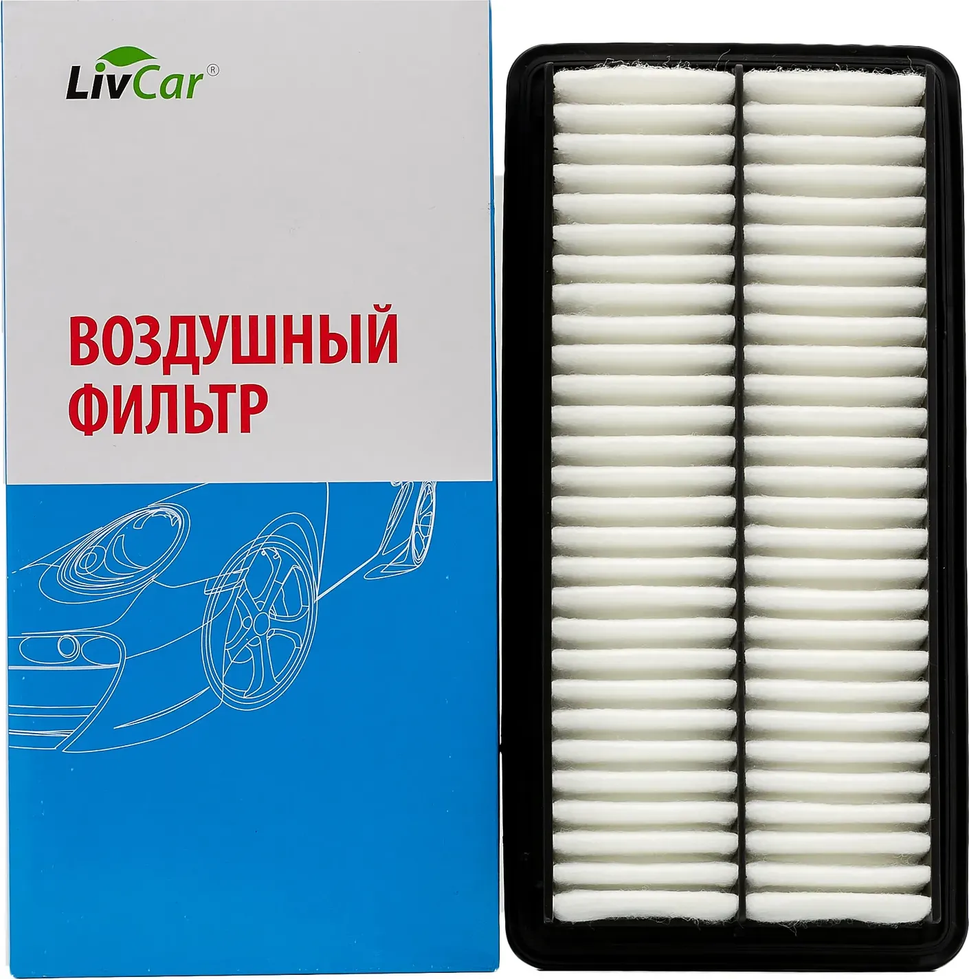 Фильтр воздушный (Livcar). Артикул LCB0065A