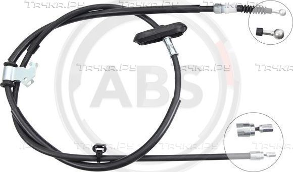 Трос ручника (тросик ручного тормоза) ABS. Артикул K12062