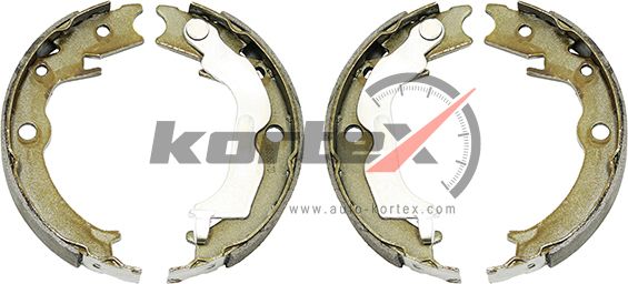 Колодки барабанные CHEVROLET LACETTI 05- (170x26) к-т(ручника) (Kortex). Артикул KS036STD