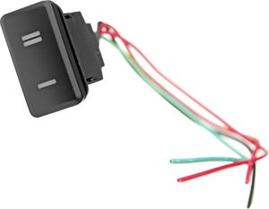 Кнопка РИФ включения/выключения универсальная 40x20 с белой подсветкой для Toyota Hilux VII 2005-2014. Артикул RIF22-1-1109404