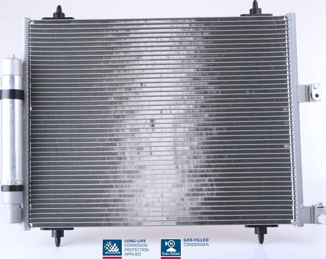 Радиатор кондиционера (конденсатор) Nissens (алюминий). Артикул 94609