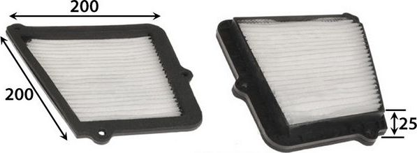 Салонный фильтр JS Asakashi для Kia Bongo IV 2003-2026. Артикул AC13001