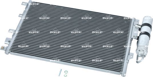 Радиатор кондиционера (конденсатор) NRF (алюминий). Артикул 35967