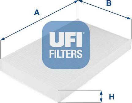 Салонный фильтр UFI. Артикул 53.038.00