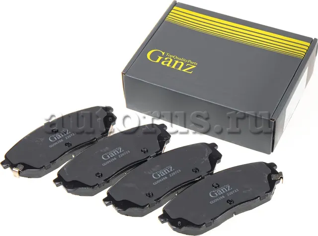 Колодки передние (Ganz). Артикул GIJ09398