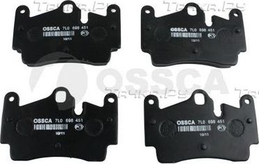 Тормозные колодки OSSCA задние для Volkswagen Touareg II 2010-2018. Артикул 10148
