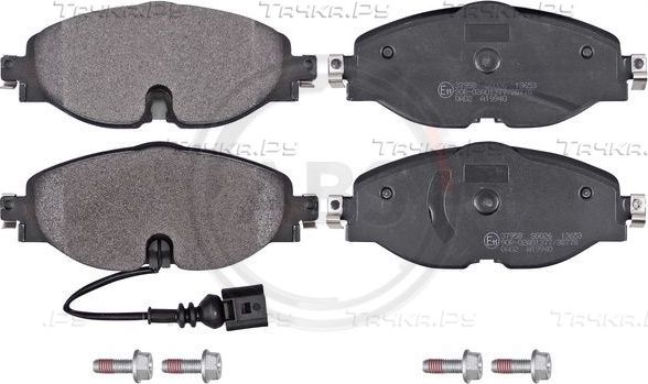 Тормозные колодки ABS передние для Volkswagen Caddy IV 2015-2020. Артикул 37958