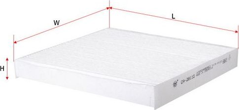 Салонный фильтр Sakura. Артикул CA-28110