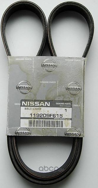 Приводной ремень поликлиновой Nissan. Артикул 119209F615