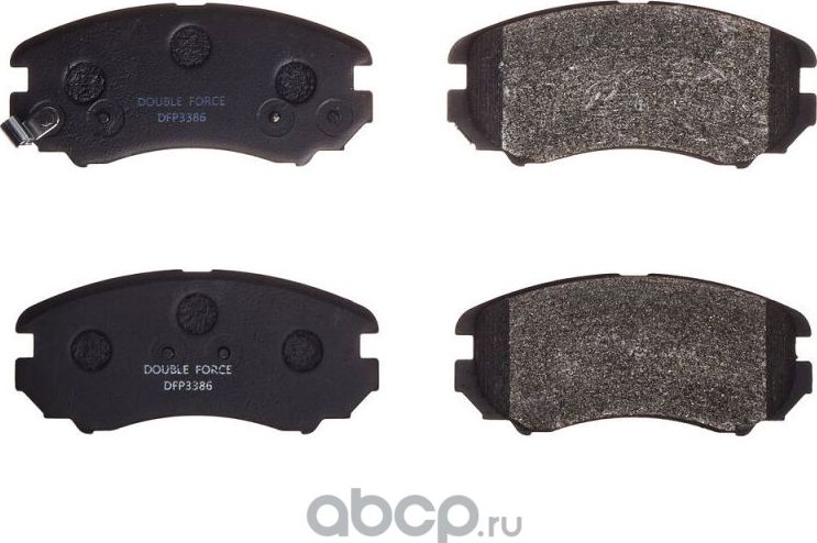 К-т торм. колодок fr hyundai, kia (Double Force) Double Force. Артикул DFP3386