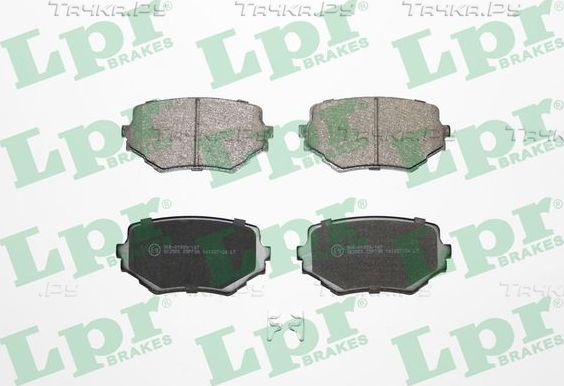 Тормозные колодки LPR передние для Suzuki Vitara I 1988-1998. Артикул 05P798