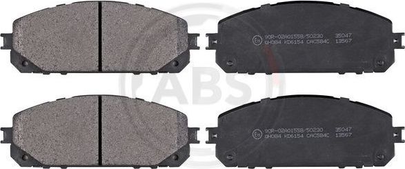 Тормозные колодки ABS передние для Jeep Cherokee V (KL) 2013-2026. Артикул 35047