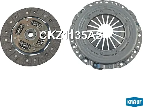 Сцепление комплект без подшипника Krauf. Артикул CKZ1135AS