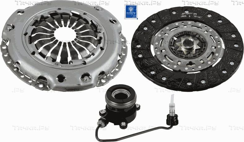 Сцепление (комплект) SACHS Kit plus CSC для Chevrolet Orlando I 2012-2015. Артикул 3000 990 525