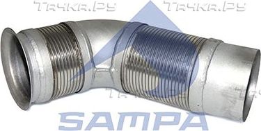 Гофра глушителя Sampa передний для Mercedes-Benz Actros MP2 2003-2008. Артикул 100.261