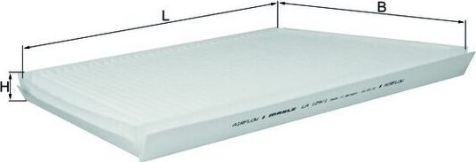 Салонный фильтр Mahle для Mercedes-Benz CLC-Класс 2008-2011. Артикул LA 129/1