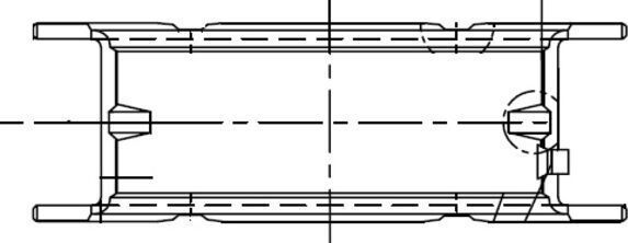 Вкладыши коренные Mahle. Артикул 001 FL 10328 000