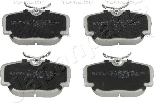 Тормозные колодки Japanparts. Артикул PP-L02AF