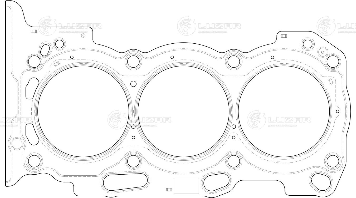 Прокладка ГБЦ Luzar. Артикул LES 11905