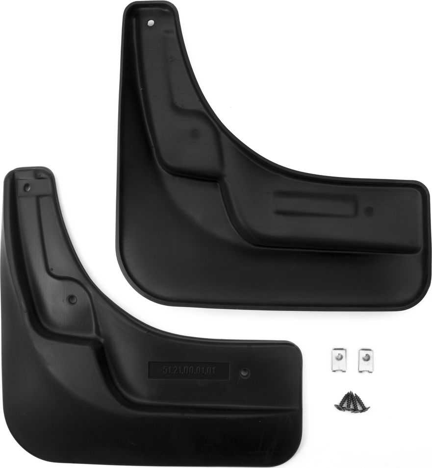 Брызговики Frosch (в пакете) передняя пара для Volkswagen Tiguan I 2007-2016. Артикул NLF.51.21.F13