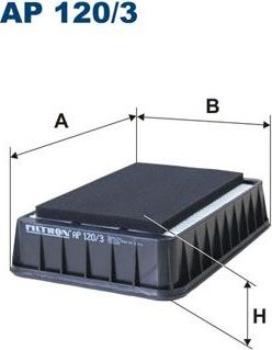 Воздушный фильтр Filtron. Артикул AP 120/3