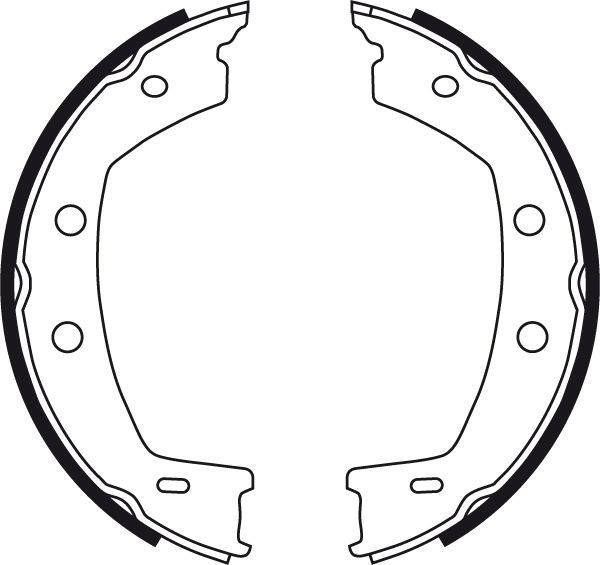 Тормозные колодки (стояночная тормозная система) TRW. Артикул GS8751