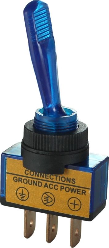 Тумблер РИФ 12V 20А, синий. Артикул RIF22-1-4115000
