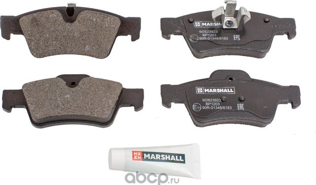 Торм. колодки дисковые задн. MB GL-class (X164) 06- (M2623923) (Marshall). Артикул M2623923