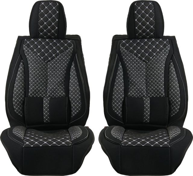 Накидки Seintex каркасные Comfort Lux на сидения, цвет Черный/Серый. Артикул 317649