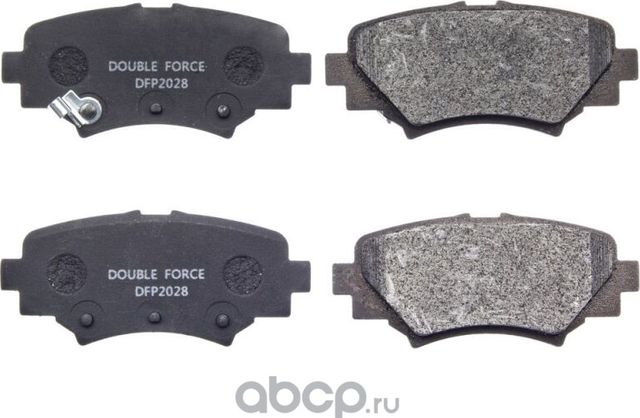 Колодки тормозные дисковые Double Force Double Force. Артикул DFP2028