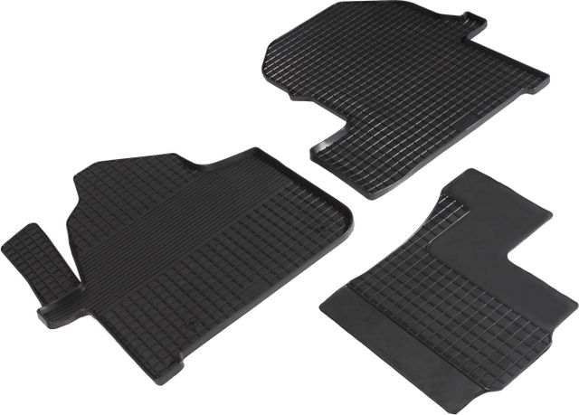 Комплект ковриков Seintex с узором сетка для салона Mercedes-Benz Sprinter Classic W909 2018-2026 (Россия). Артикул 93226