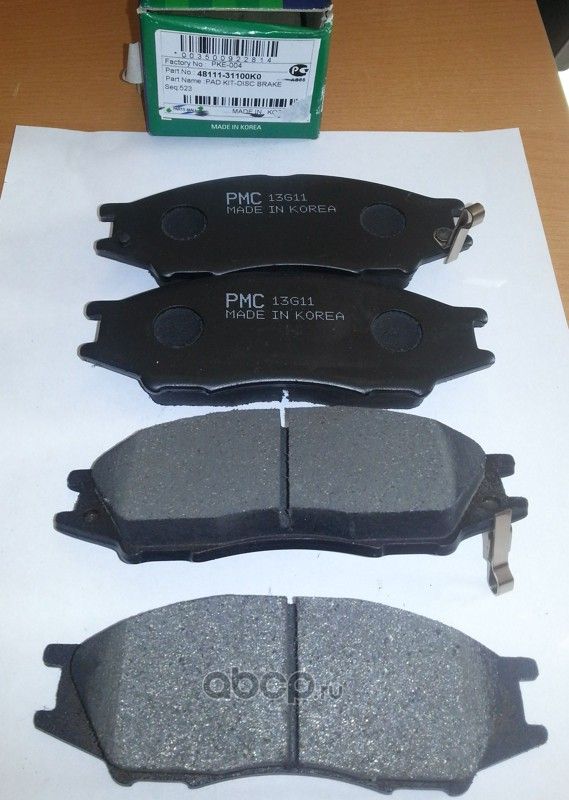 Колодки тормозные дисковые (Parts-Mall). Артикул PKE-004