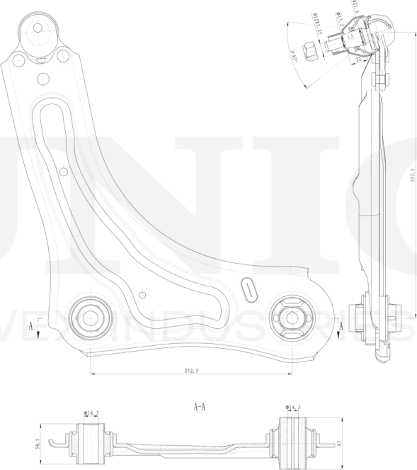 Рычаг подвески (Unio). Артикул SSP-40079
