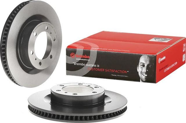 Тормозной диск Brembo UV Coated передний для Toyota Land Cruiser Prado 150 2009-2026. Артикул 09.B634.11