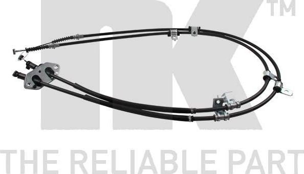 Трос ручника (тросик ручного тормоза) NK. Артикул 903293
